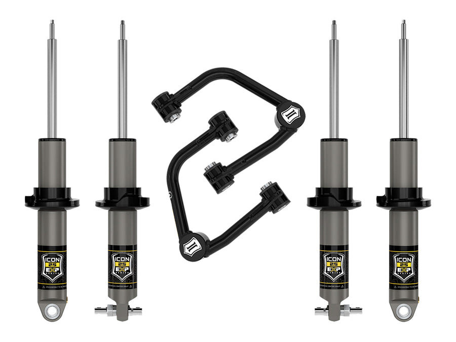 ICON 2021-2026 Ford Bronco, HOSS 1.0 Package, 1.375-3" Lift, Stage 2 Suspension System, Tubular for Ford Bronco