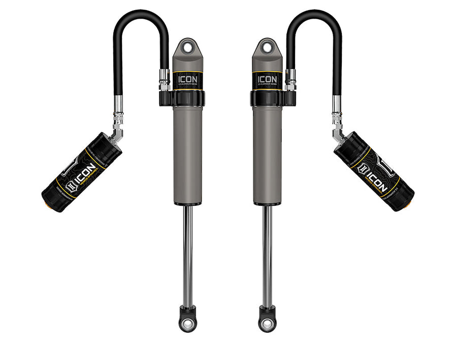 ICON 2020-2023 Jeep Gladiator/2018-2023 Jeep Wrangler JL, 2.5" Lift, Front, V.S. 2.5 Aluminum Series Shock Absorbers, Remote Reservoir, Pair for Jeep Wrangler JL