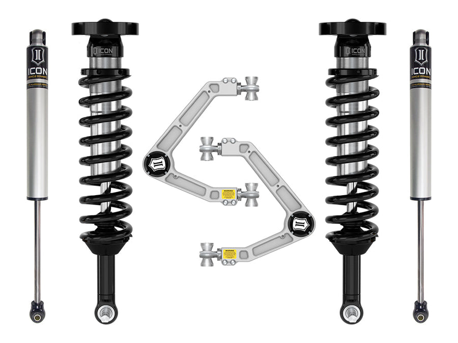 ICON 2023-2026 GMC Canyon AT4, Denali, & Elevation/Chevrolet Colorado Trail Boss, 1.75-2.5" Lift, Stage 2 Suspension System, Billet for Chevrolet Colorado