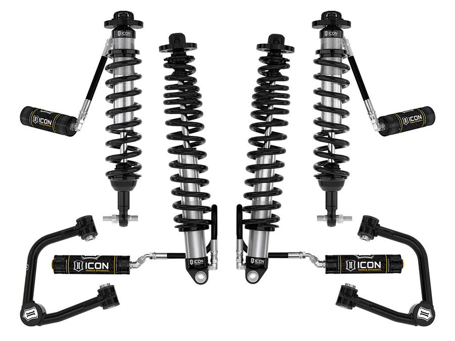 ICON 2021-2026 Ford Bronco, Sasquatch, 2-3" Lift, Stage 4 Suspension System, Tubular, Heavy Rate Rear Springs for Ford Bronco