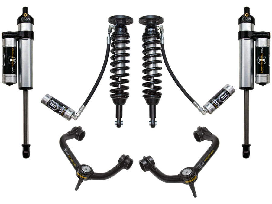 ICON 2009-2013 Ford F-150 4WD, 1.75-2.63" Lift, Stage 4 Suspension System, Tubular for Ford F-150