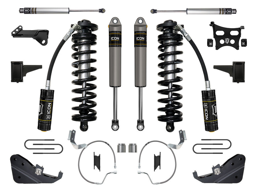 ICON 2023-2025 Ford F-250/F-350 Super Duty 4WD, 4-5.5" Lift, Stage 3 Coilover Conversion System for Ford Super Duty