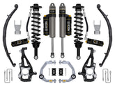ICON 2021-2025 Ford F-150 4WD, 3.5-4.5" Lift, Stage 4 Suspension System, Billet, CDCV, w/ Leaf Packs for Ford F-150