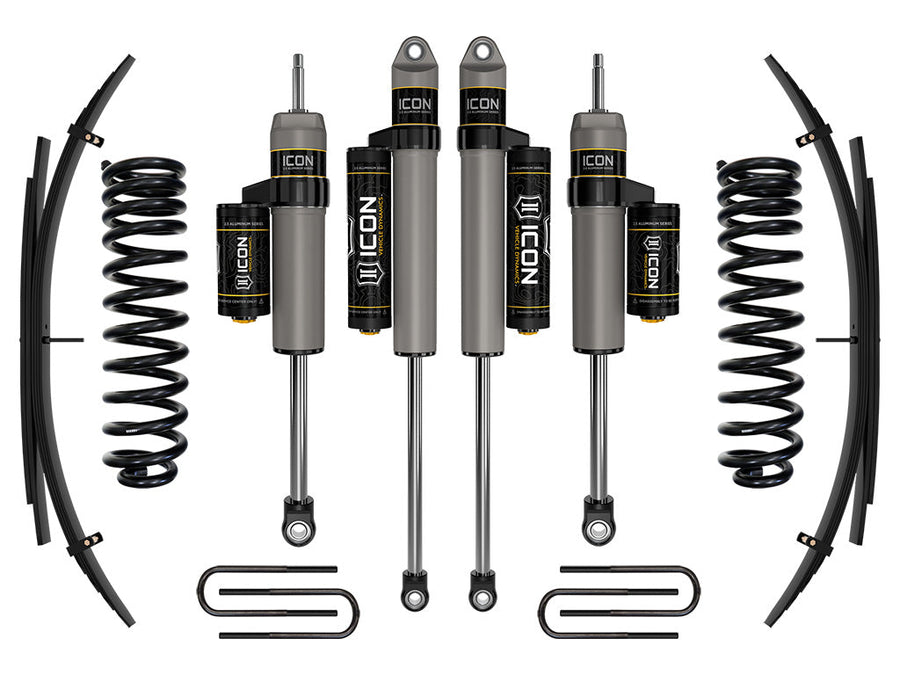 ICON 2017-2019 Ford F-250/F-350 4WD Diesel, 2.5" Lift, Stage 2 Suspension System w/ Expansion Packs for Ford Super Duty