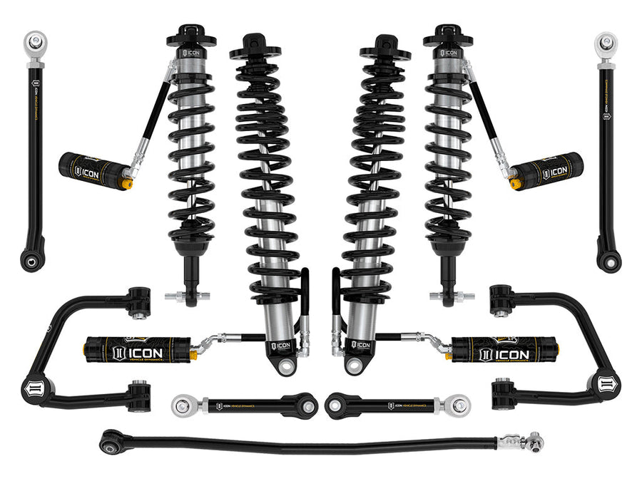 ICON 2021-2026 Ford Bronco, Sasquatch, 2-3" Lift, Stage 7 Suspension System, CDCV, Tubular, Heavy Rate Rear Springs for Ford Bronco