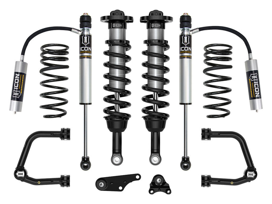 ICON 2024-2025 Toyota Tacoma 1.25-3" Lift, Stage 3 Suspension System, Tubular, Triple Rate Rear Springs for Toyota Tacoma