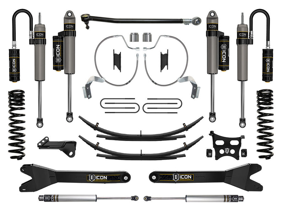 ICON 2023-2025 Ford F-250/F-350 Super Duty 4WD, Diesel, 4.5" Lift, Stage 4 Suspension System w/ Radius Arms & Expansion Packs for Ford Super Duty