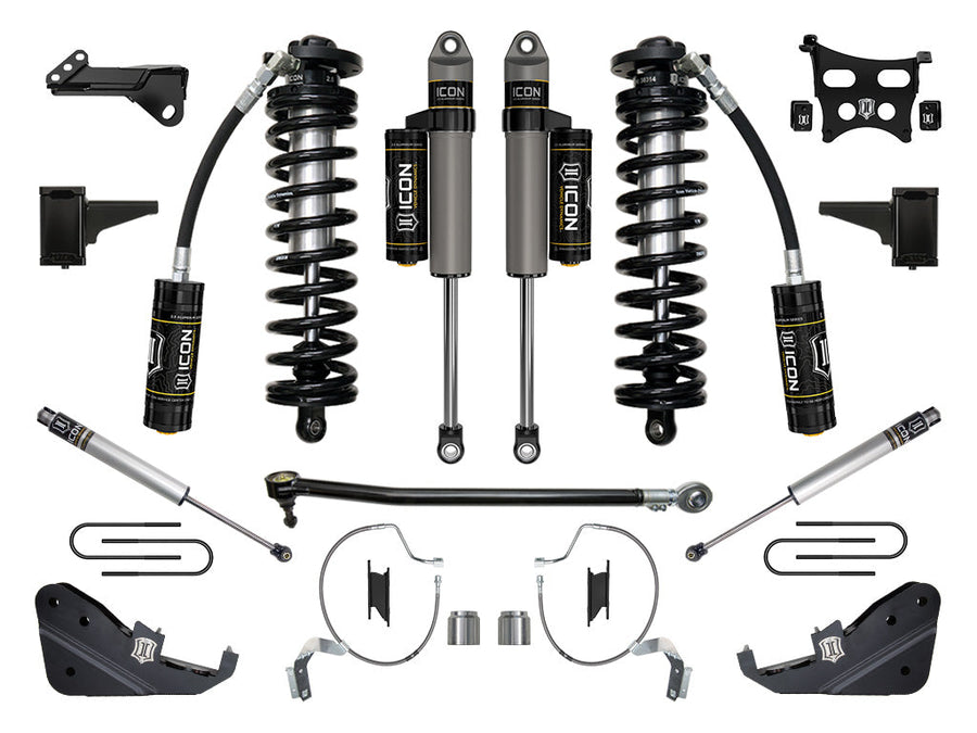 ICON 2023-2025 Ford F-250/F-350 Super Duty 4WD, 4-5.5" Lift, Stage 4 Coilover Conversion System for Ford Super Duty