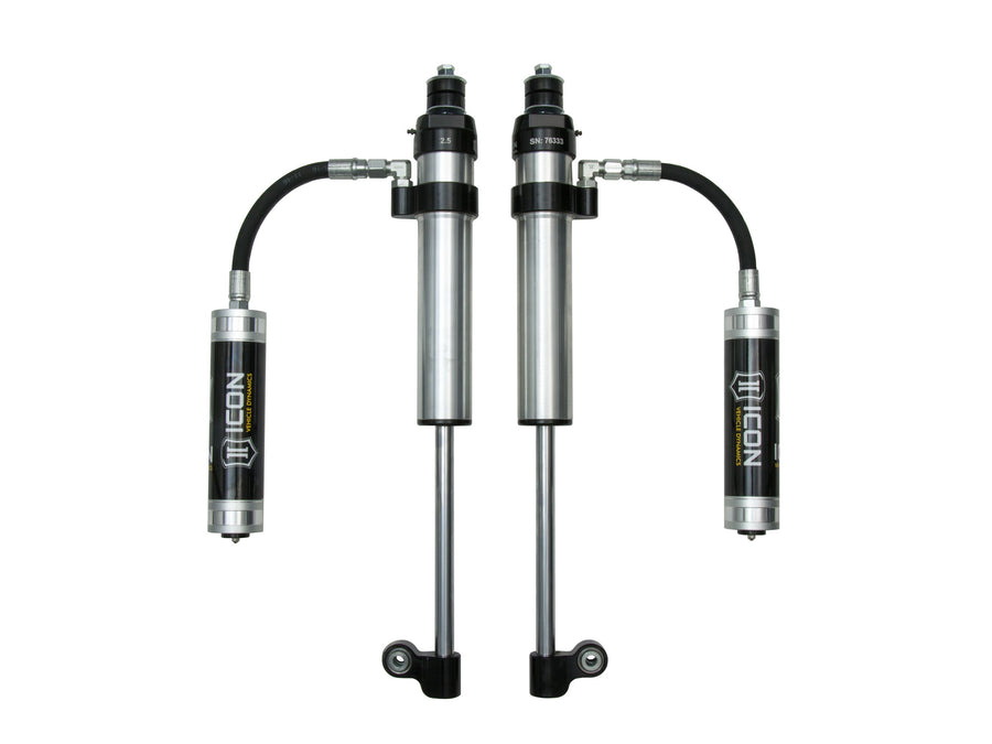 ICON 2005-2023 Toyota Tacoma, Rear, V.S. 2.5 Aluminum Series RXT Shock Absorbers, Remote Reservoir, Pair for Toyota Tacoma