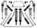 ICON 2023-2025 Toyota Sequoia, 3-4.5" Lift, Stage 10 Suspension System, Billet, CDXS, TRD for Toyota Sequoia