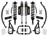 ICON 2021-2025 Ford F-150 4WD, 3.5-4.5" Lift, Stage 4 Suspension System, Tubular, CDCV, w/ Leaf Packs for Ford F-150