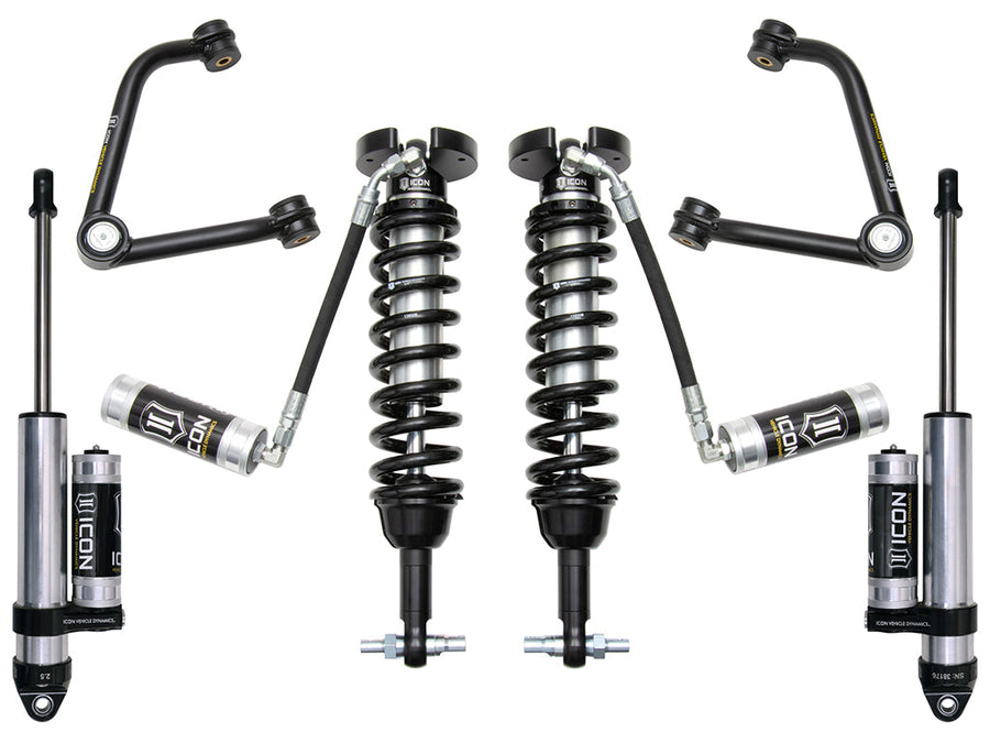 ICON 2019-2026 Chevrolet Silverado 1500/GMC Sierra 1500, 1.5-3.5" Lift, Stage 3 Suspension System, Tubular for Chevrolet Silverado