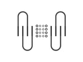 ICON 1999-10 Ford F250/F350 SD, Rear 12” U-Bolt Kit for Ford Super Duty