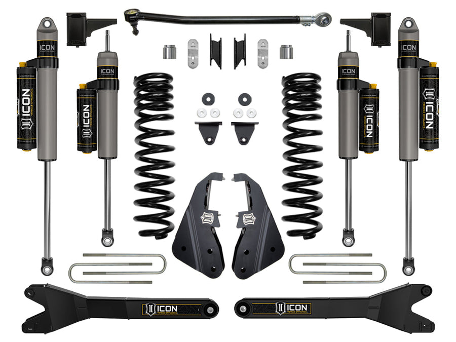 ICON 20-22 Ford F250/F350, 4.5" Lift, Stage 4 Suspension System, w/Radius Arm for Ford Super Duty