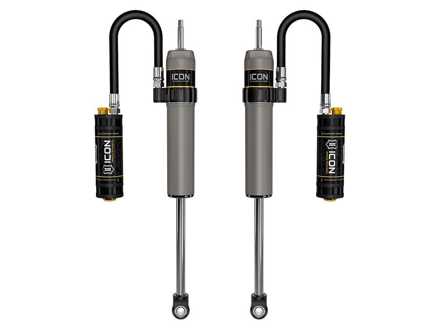 ICON 1996-2002 Toyota 4Runner, 0-2" Lift, Rear, V.S. 2.5 Aluminum Series Shock Absorbers, Remote Reservoir w/ CDCV, Pair for Toyota 4Runner