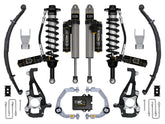 ICON 2021-2025 Ford F-150 4WD, 3.5-4.5" Lift, Stage 5 Suspension System, Billet, w/ Leaf Packs for Ford F-150