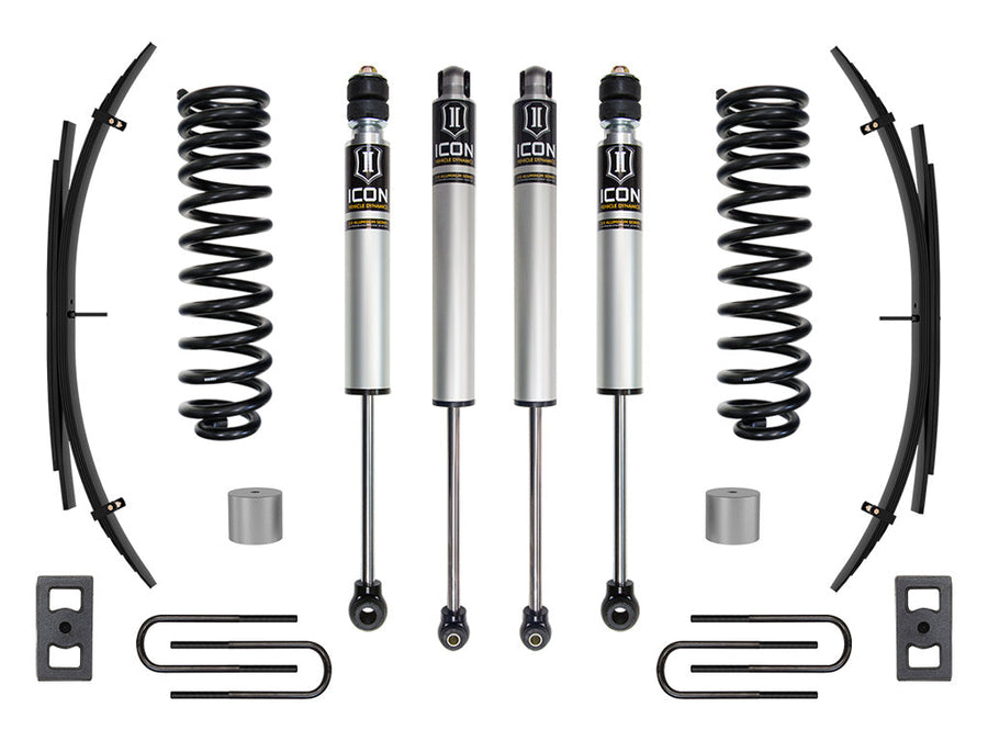 ICON 2023 Ford F-250/F-350 Super Duty 4WD Gas, 2.5" Lift, Stage 1 Suspension System w/ Expansion Packs for Ford Super Duty