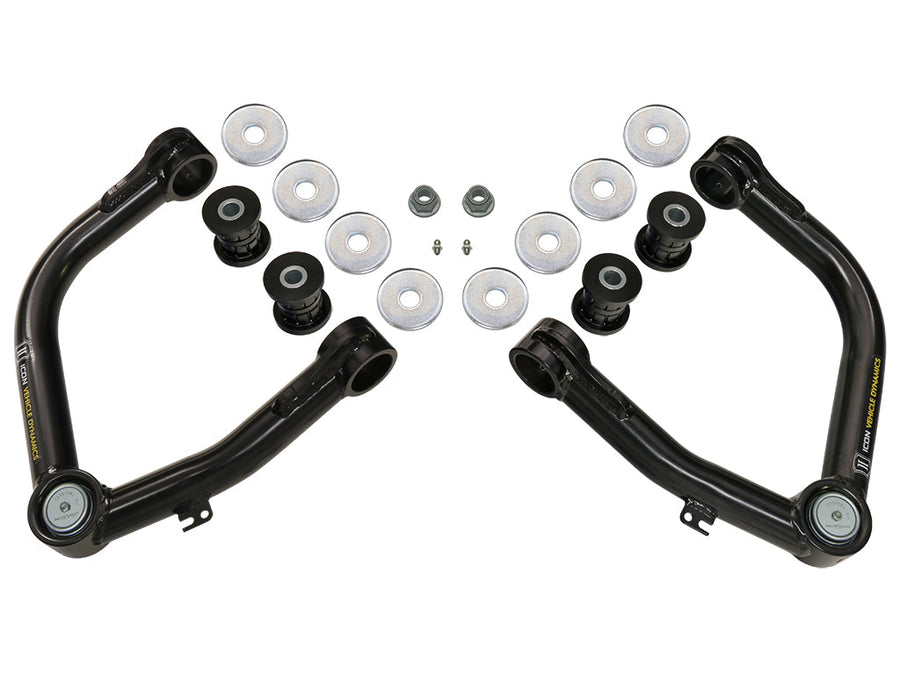 ICON 2007-2021 Toyota Tundra/2008-2022 Toyota Sequoia, Tubular Front Upper Control Arm w/ Delta Joint Kit for Toyota Tundra