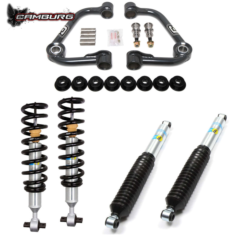 Camburg Engineering 4WD 2015-2020 Ford F-150 Excludes Raptor Bilstein 6112 Lift Kit CAM-110193-UC for the Ford F-150, Ford Raptor