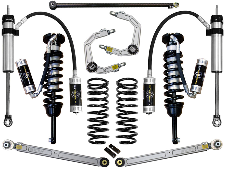 ICON 2010-Up Lexus GX460, 0-3.5" Lift, Stage 5 Suspension System, Billet UCA for Lexus GX460