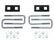 ICON 2015-2022 Chevrolet Colorado/GMC Canyon 1" Lift Block Kit for Chevrolet Colorado