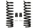 ICON 2014-Up Ram 2500, 2.5” Lift, Front, Dual Rate Coil Spring Kit for Ram 2500