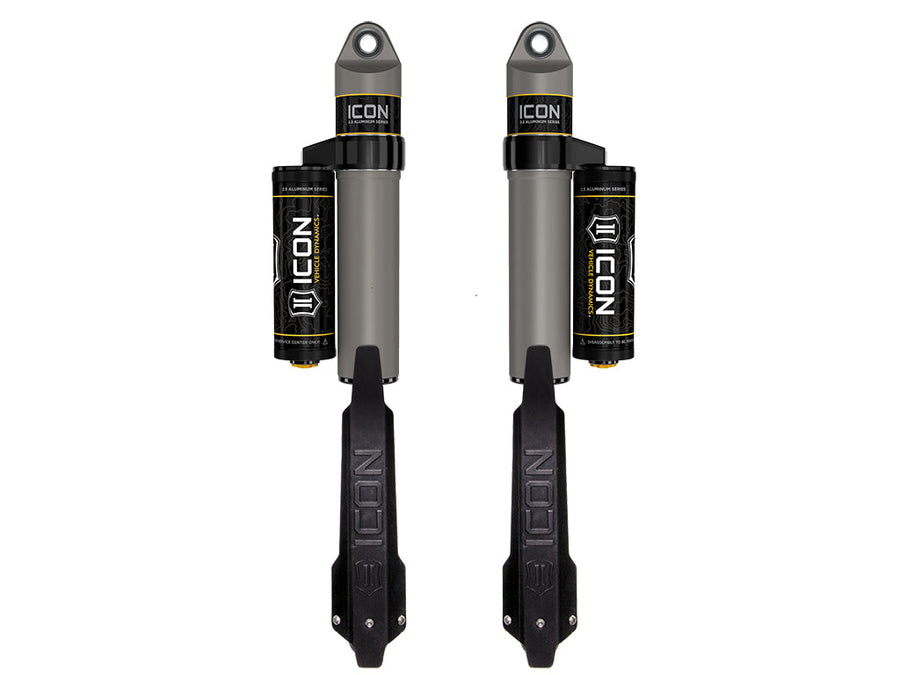 ICON 2020-2023 Jeep Gladiator, 1.5" Lift, Rear, V.S. 2.5 Aluminum Series Shock Absorbers, Piggyback Reservoir, Pair for Jeep Gladiator