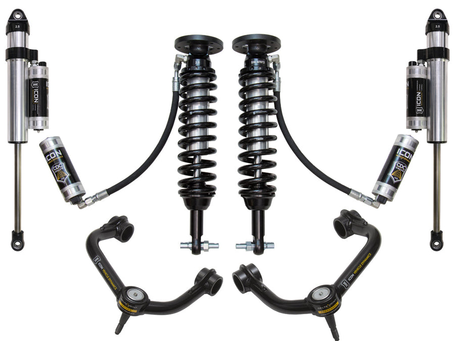 ICON 2015-20 Ford F150 4WD, 2-2.63" Lift, Stage 5 Suspension System, Tubular UCA for Ford F-150