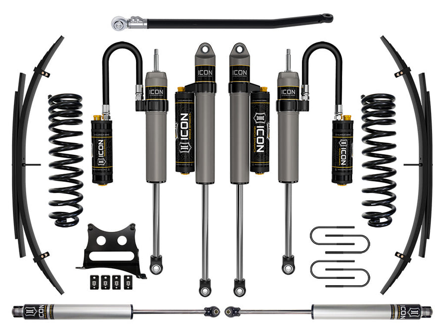 ICON 2008-2010 Ford F-250/F-350 Super Duty 4WD Diesel, 2.5" Lift, Stage 5 Suspension System w/ Expansion Packs for Ford Super Duty