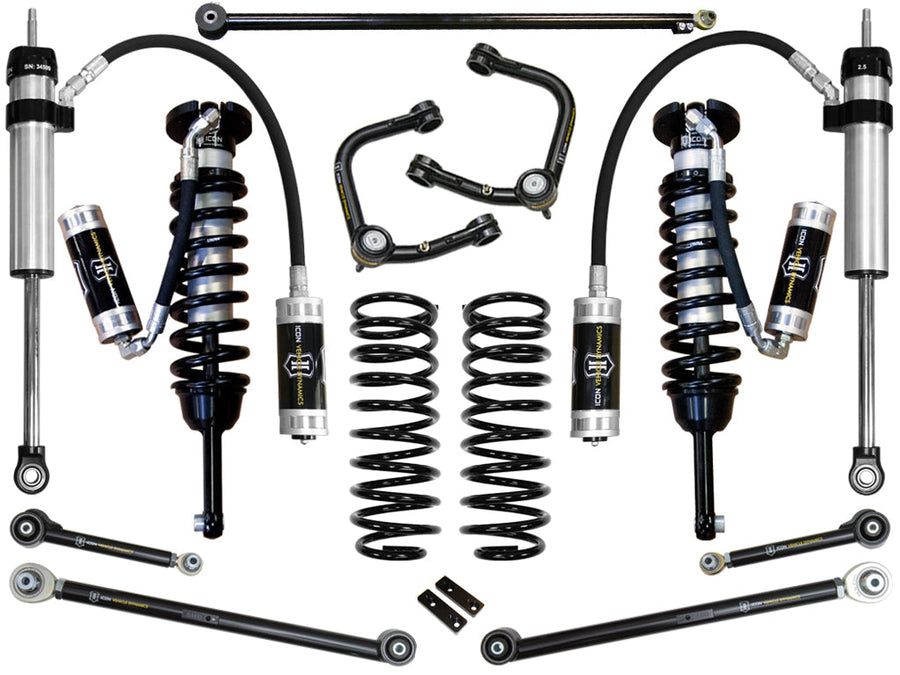ICON 2010-Up Lexus GX460, 0-3.5" Lift, Stage 6 Suspension System, Tubular UCA for Lexus GX460