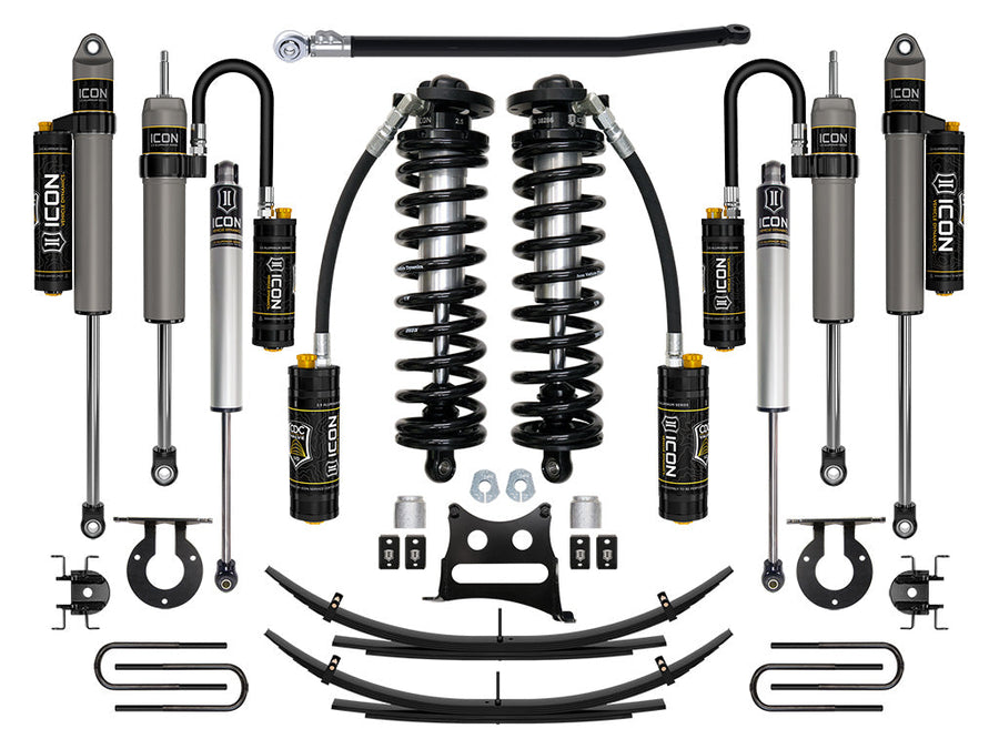 ICON 11-16 Ford F250/F350, 2.5-3" Lift, Stage 5 Coilover System w/ Leaf Springs for Ford Super Duty