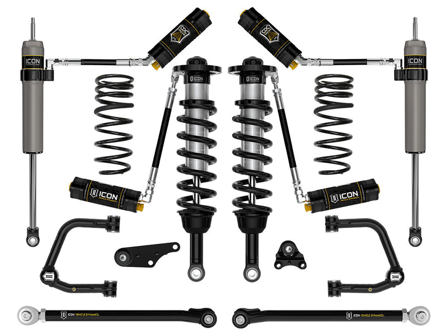 ICON 2024-2025 Toyota Tacoma 1.25-3" Lift, Stage 8 Suspension System, Tubular, Overland Rear Springs for Toyota Tacoma