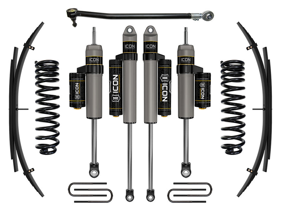 ICON 2007-2019 Ford F-250/F-350 4WD Diesel, 2.5" Lift, Stage 3 Suspension System w/ Expansion Packs for Ford Super Duty