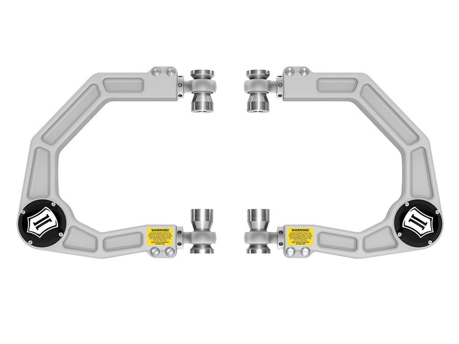 ICON 2021-2026 Ford Bronco, Billet Upper Control Arms with Delta Joint Pro, Kit for Ford Bronco