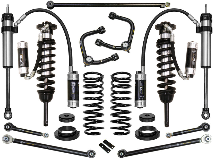ICON 2003-09 Lexus GX470, 0-3.5" Lift, Stage 7 Suspension System, Tubular UCA for Lexus GX470