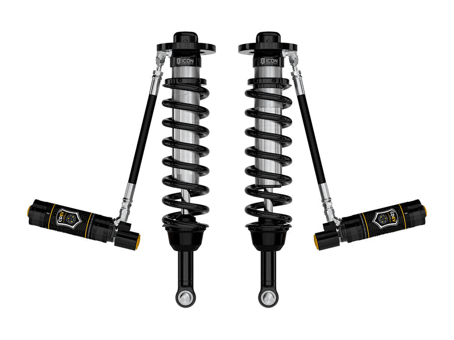 ICON 2021-2025 Ford F-150 4WD, 2.75-3.5" Lift, Front, V.S. 2.5 Series Coilovers, Remote Reservoir w/ CDEV, Pair for Ford F-150