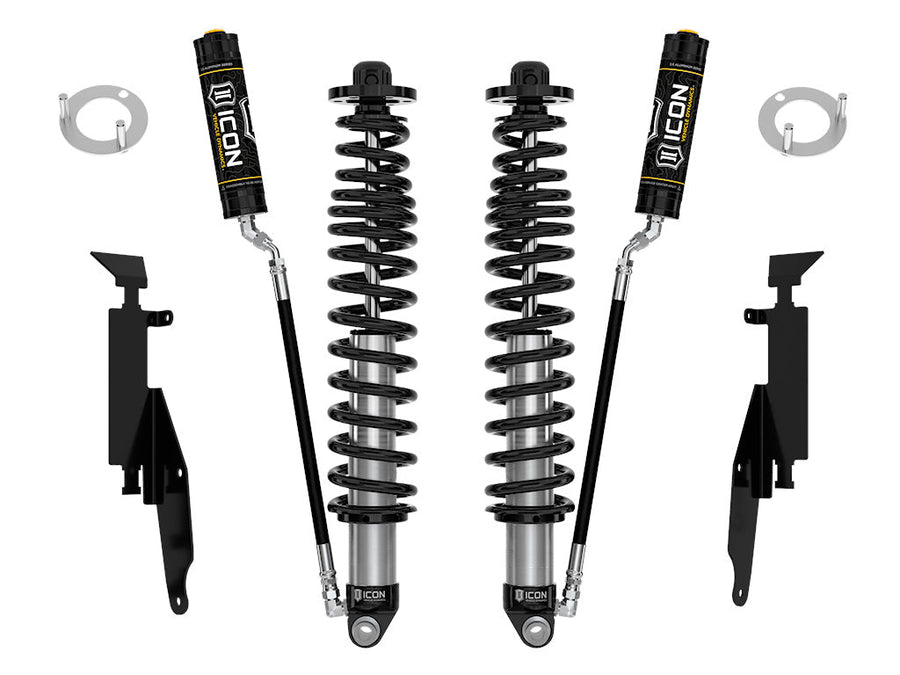 ICON 2021-2026 Ford Bronco, Rear, 1.25-3” Lift, V.S. 2.5 Series Coilover Kit, Remote Reservoir, Heavy Rate Springs, Pair for Ford Bronco