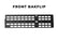 BED MOLLE System BAKflip For 2005-2023 Toyota Tacoma