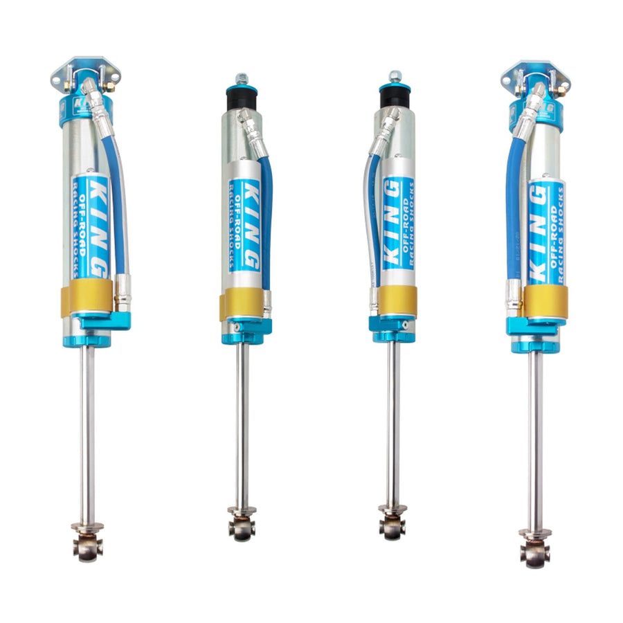 King Shocks 2.5 Performance w/ Remote Reservoir Shocks Set for 2005-2016 Ford F350 Super Duty 4WD w/4-6" lift for Ford Super Duty