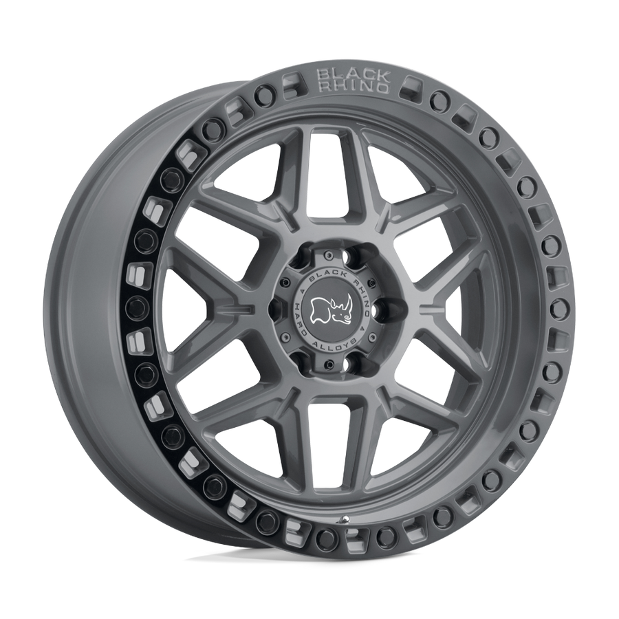 Black Rhino Kelso Battleship Gray W/ Black Ring Wheel