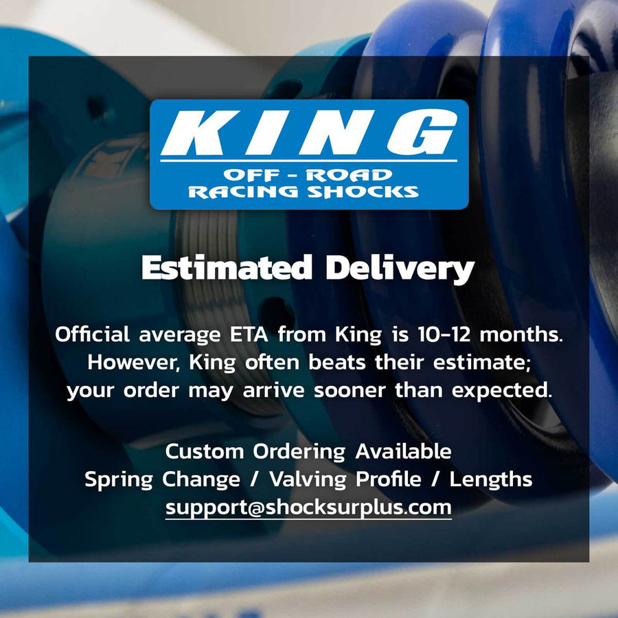 King Shocks 2.5 Performance Piggyback Adjustable Shocks Set for 1997-2006 Jeep Wrangler 4WD TJ for Jeep Wrangler