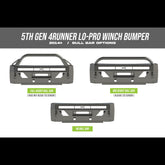 4Runner Lo-Pro Winch Bumper / 5th Gen / 2014-2024 for Toyota 4Runner