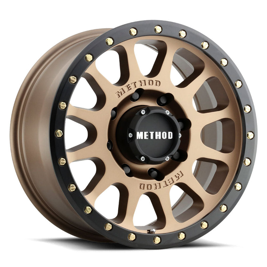 Method 305-HD NV Method Bronze - Matte Black Lip Wheel