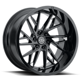Method 801 Gloss Black Milled Wheel