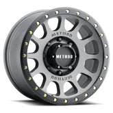 Method 305 NV Titanium - Matte Black Lip Wheel