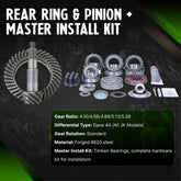 Jeep Wrangler JK Non-Rubicon 4.10-5.38 Ratio Timken Bearing Gear Package Revolution Gear