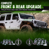 Jeep Wrangler JK Non-Rubicon 4.10-5.38 Ratio Koyo Bearing Gear Package Revolution Gear