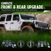 Jeep Wrangler JK Rubicon 4.10-5.38 Ratio Timken Bearing Gear Package Revolution Gear