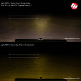 S2 Pro Black LED Auxiliary Light Pod Pair