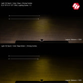 S2 Sport Black LED Auxiliary Light Pod Pair